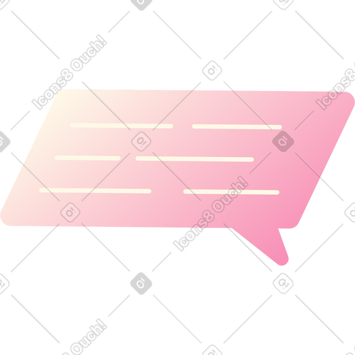 Beam スタイルの ピンクの泡 のイラストをPNG、SVG形式でダウンロード