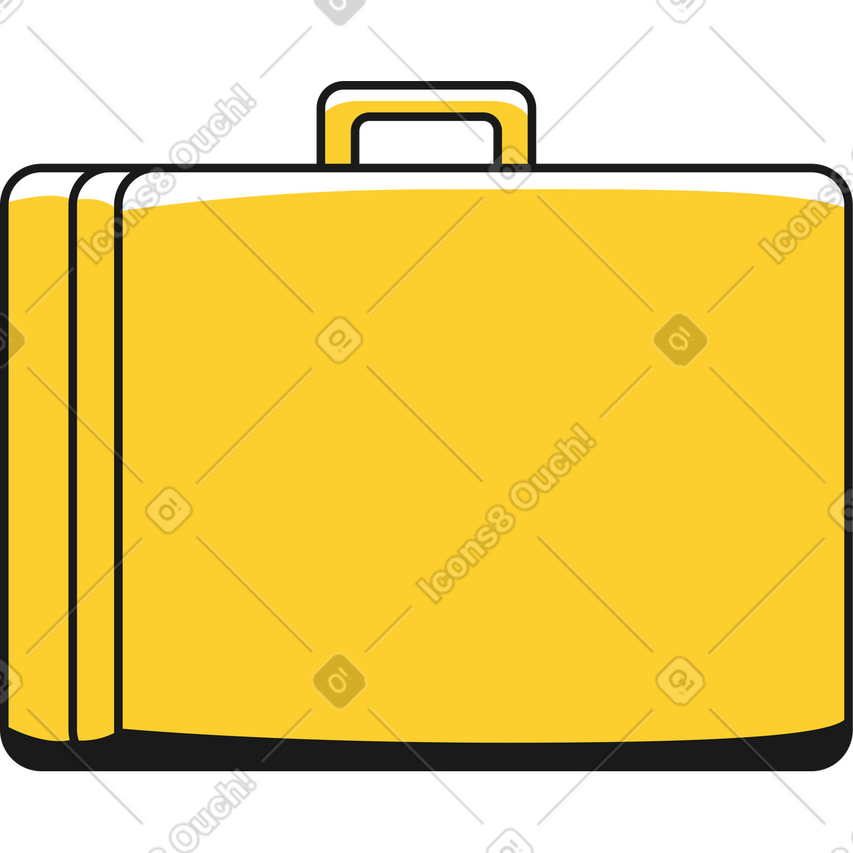 下载 Taxi 风格的 公文包 插画，支持 PNG、SVG 格式