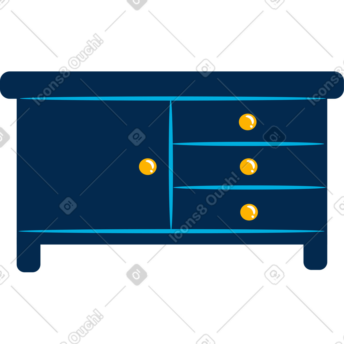 Paracarro illustrazione in stile Flame scarica in PNG, SVG