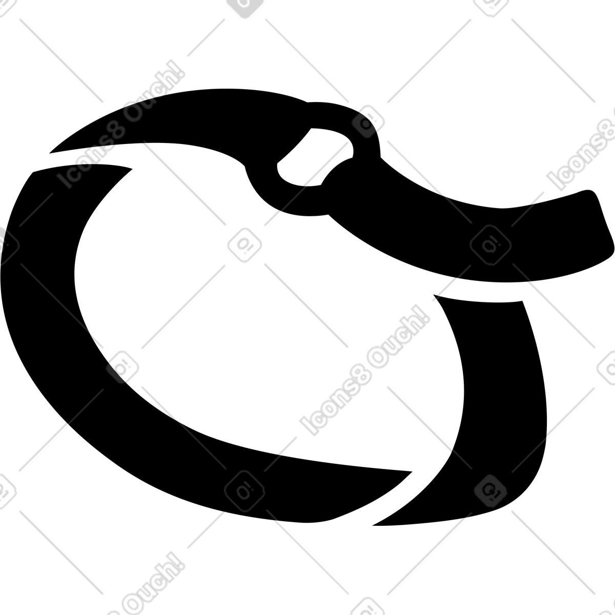 Illustration Sangle de yoga dans le style Journal à télécharger aux formats PNG, SVG