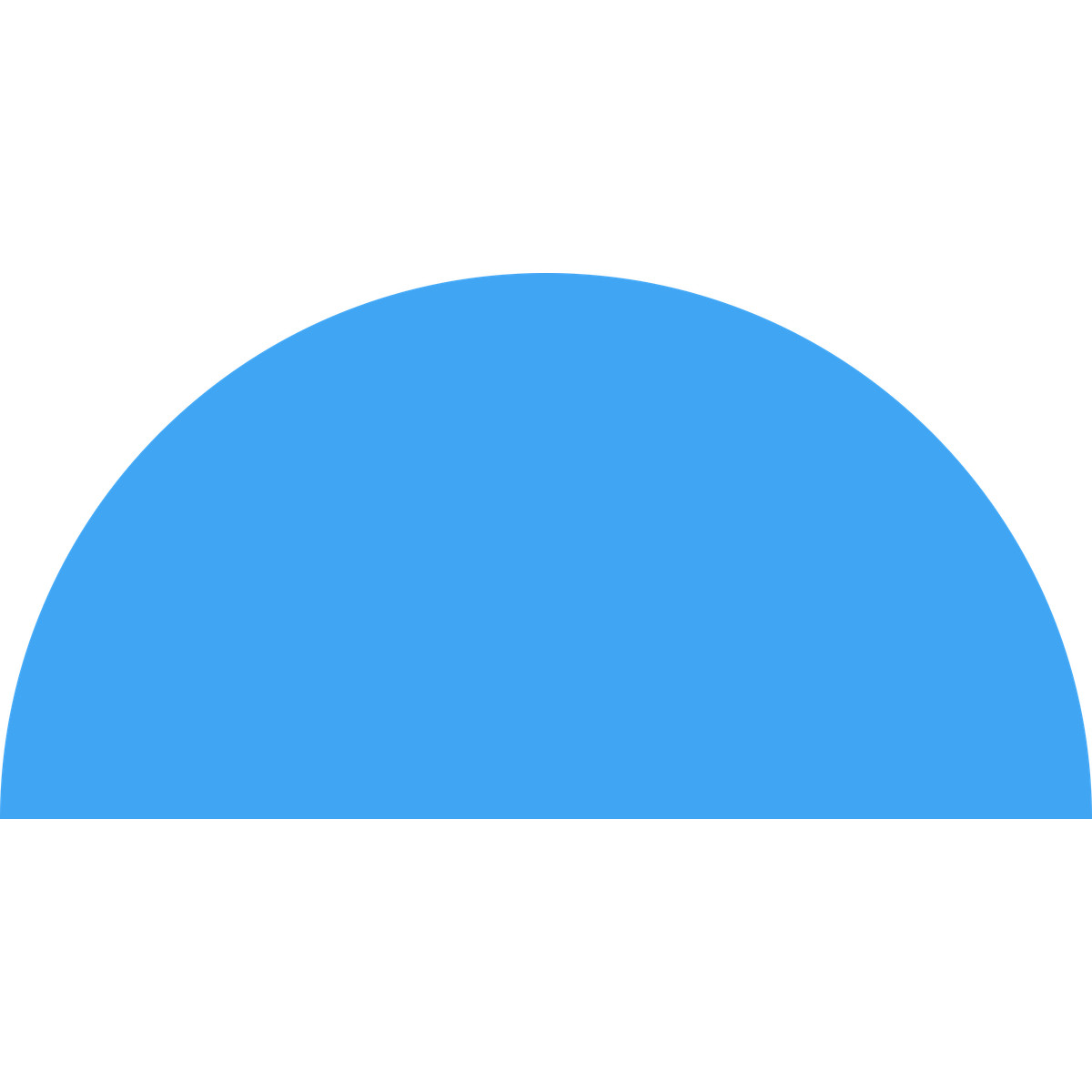 Semicircle blue-Illustration im Fogg-Stil als Download in PNG, SVG