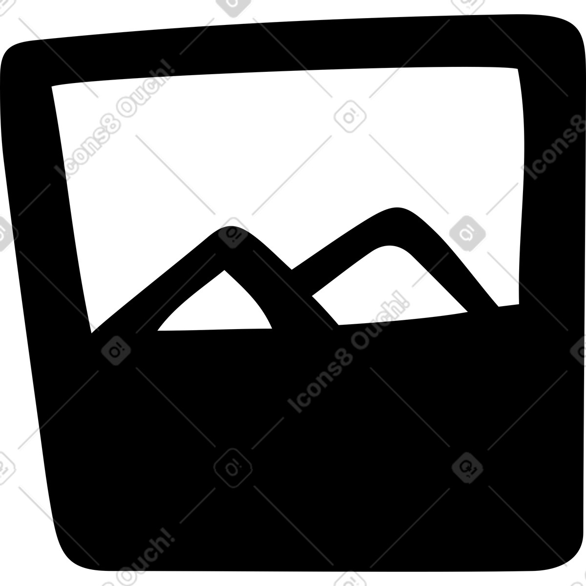 Ilustração de Vidro em no estilo Journal para baixar em PNG, SVG