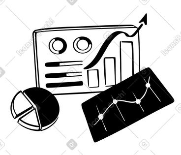 Line Style Vector Illustrations in PNG and SVG
