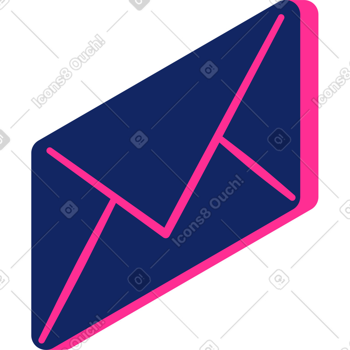 Ilustração de Envelope em no estilo Cyborg para baixar em PNG, SVG