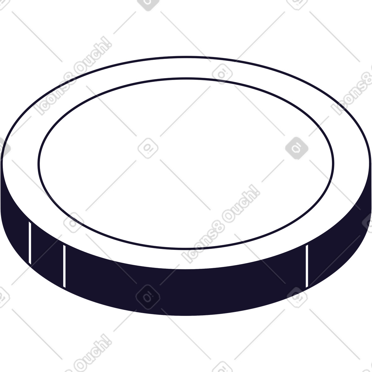 Coin illustration in PNG, SVG