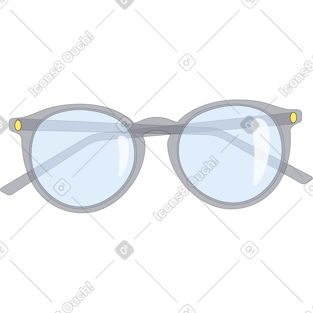 Illustration Des lunettes dans le style Kit à télécharger aux formats PNG, SVG