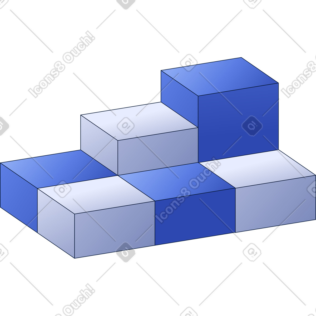 Illustration Cubes d'échecs dans le style Neat à télécharger aux formats PNG, SVG