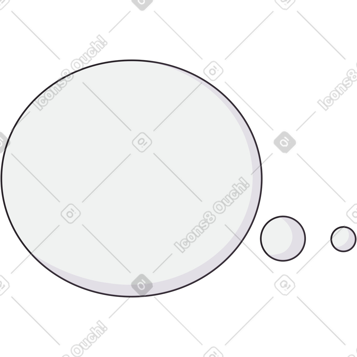 Fumetto bianco illustrazione in stile Eastwood scarica in PNG, SVG