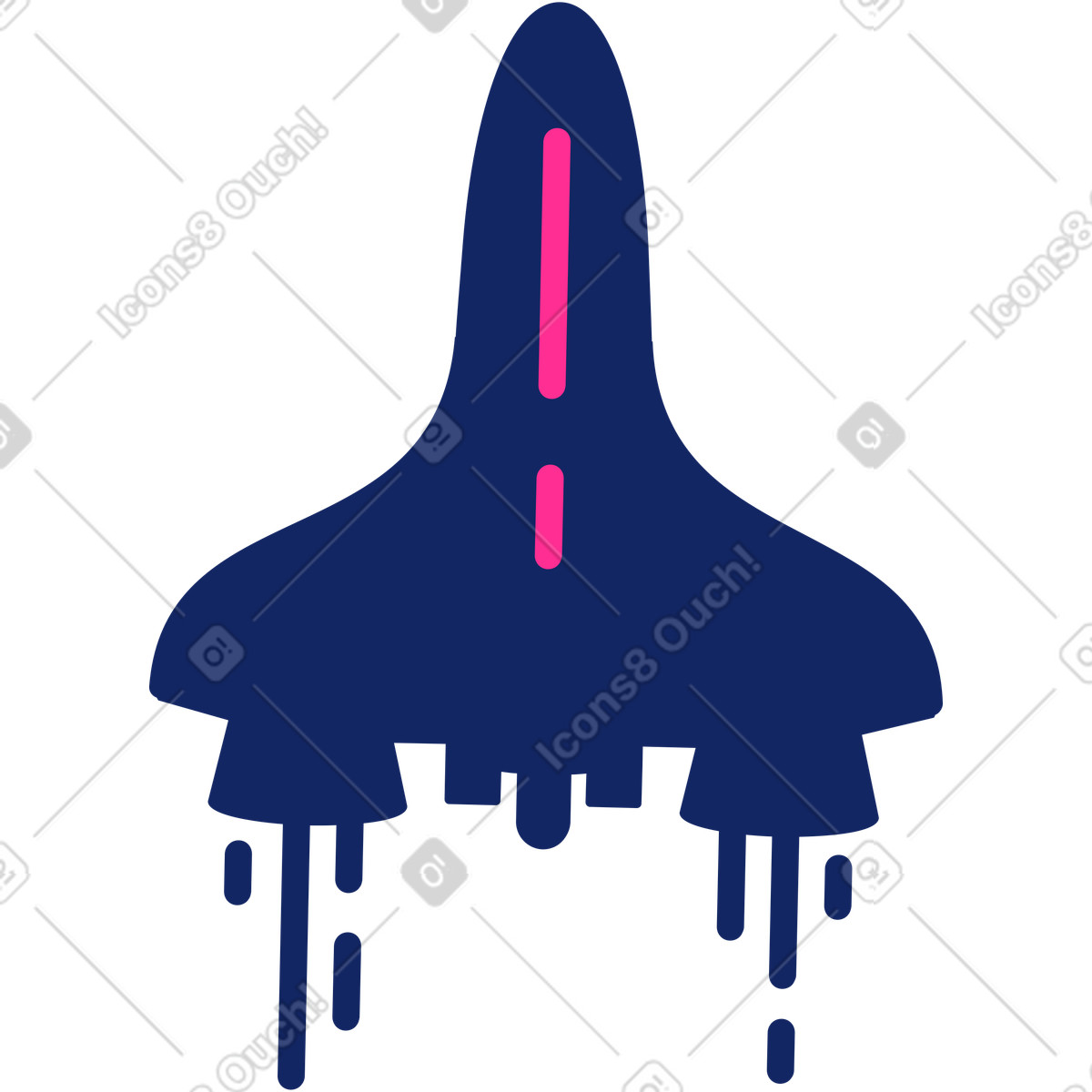 下载 Cyborg 风格的 飞船 插画，支持 PNG、SVG 格式