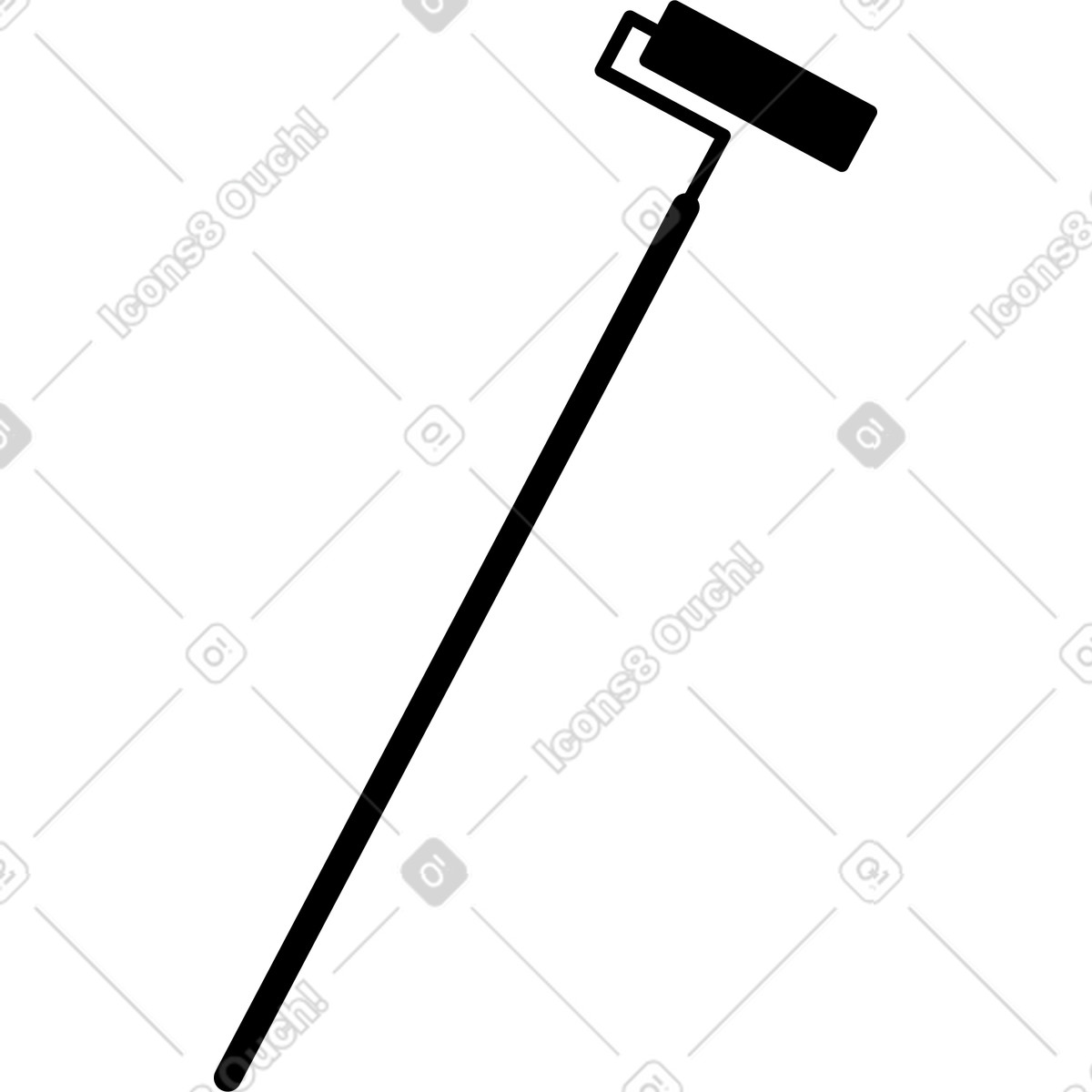 Walze-Illustration im Transistor-Stil als Download in PNG, SVG