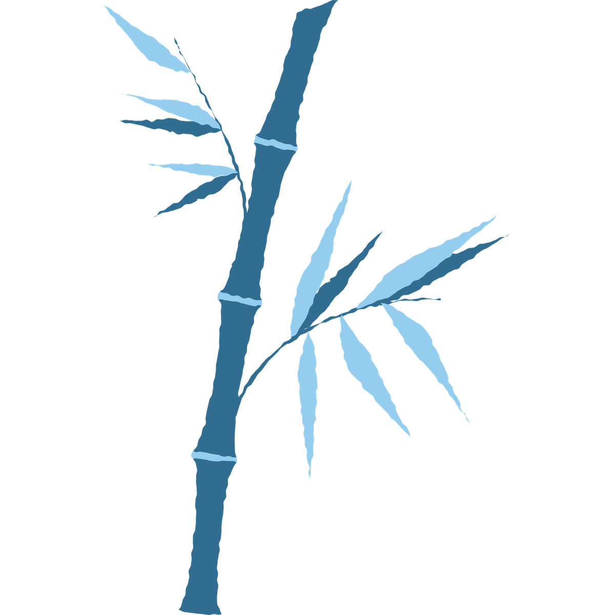 Ilustração de Bamboo with leaves em no estilo Cherry para baixar em PNG, SVG