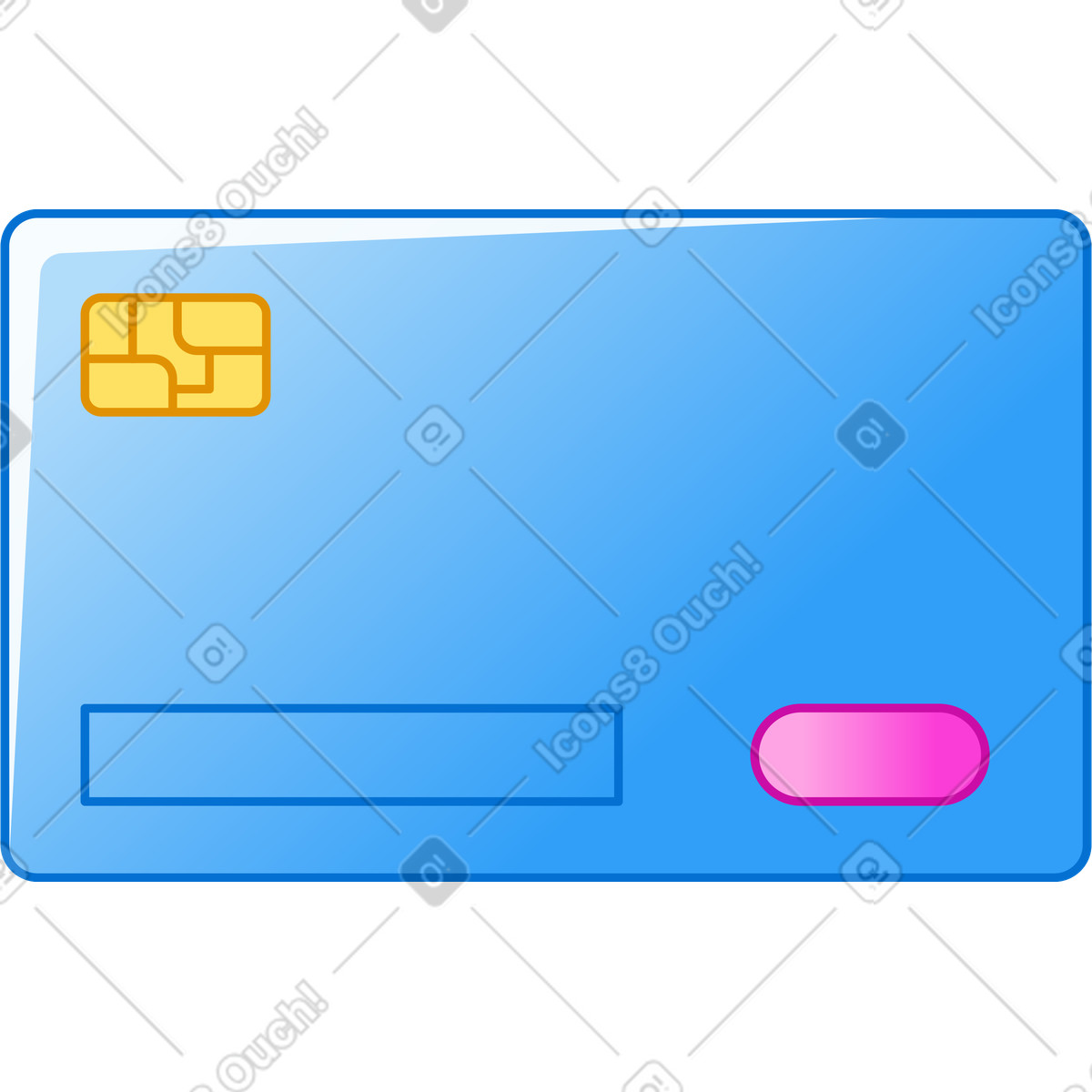 Иллюстрация Открытка в стиле Rainbow — скачать в форматах PNG, SVG