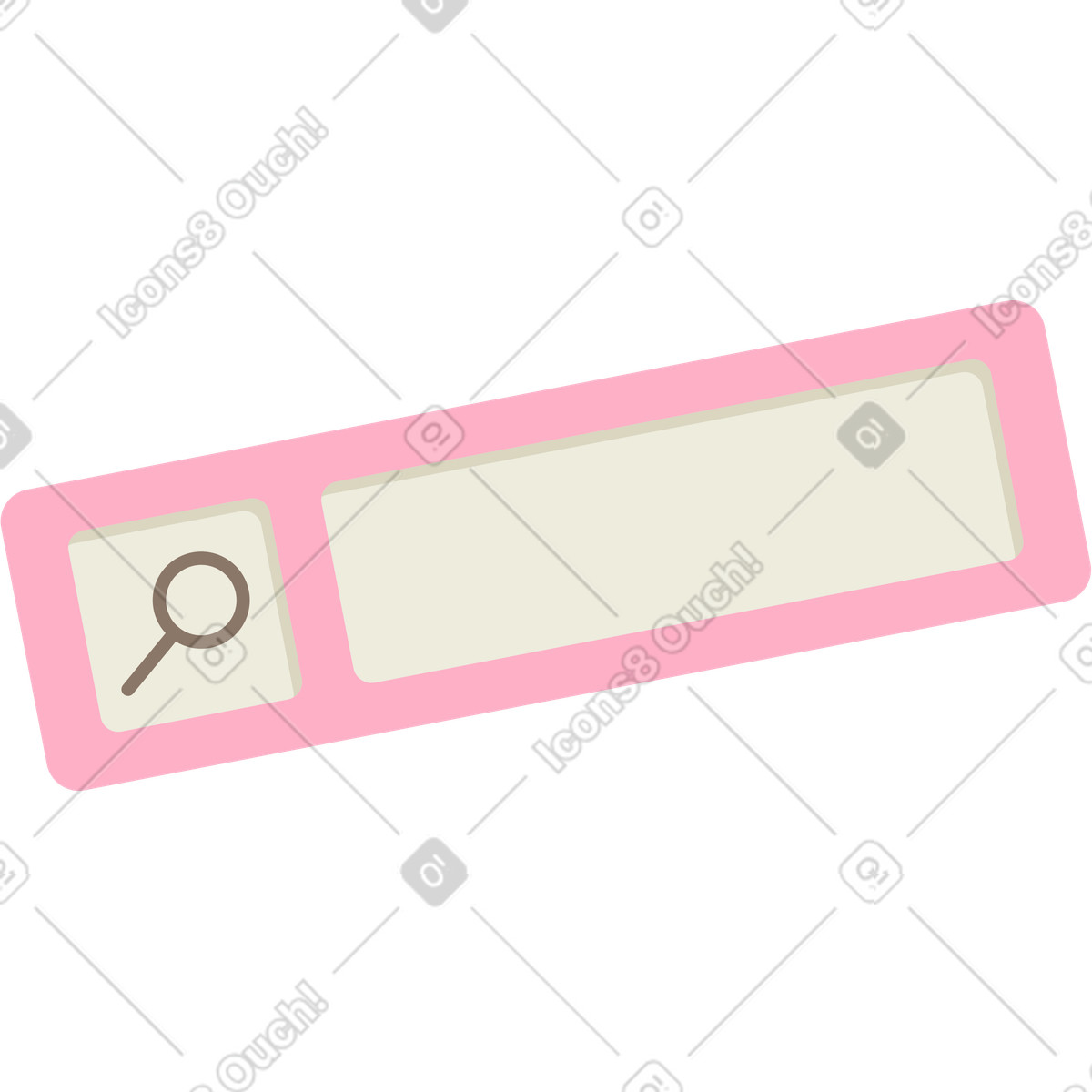 Illustration Barre de recherche dans le style Social à télécharger aux formats PNG, SVG