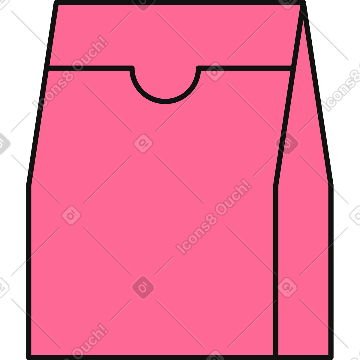 Ilustración Paquete en estilo Bloom a descargar en PNG y SVG