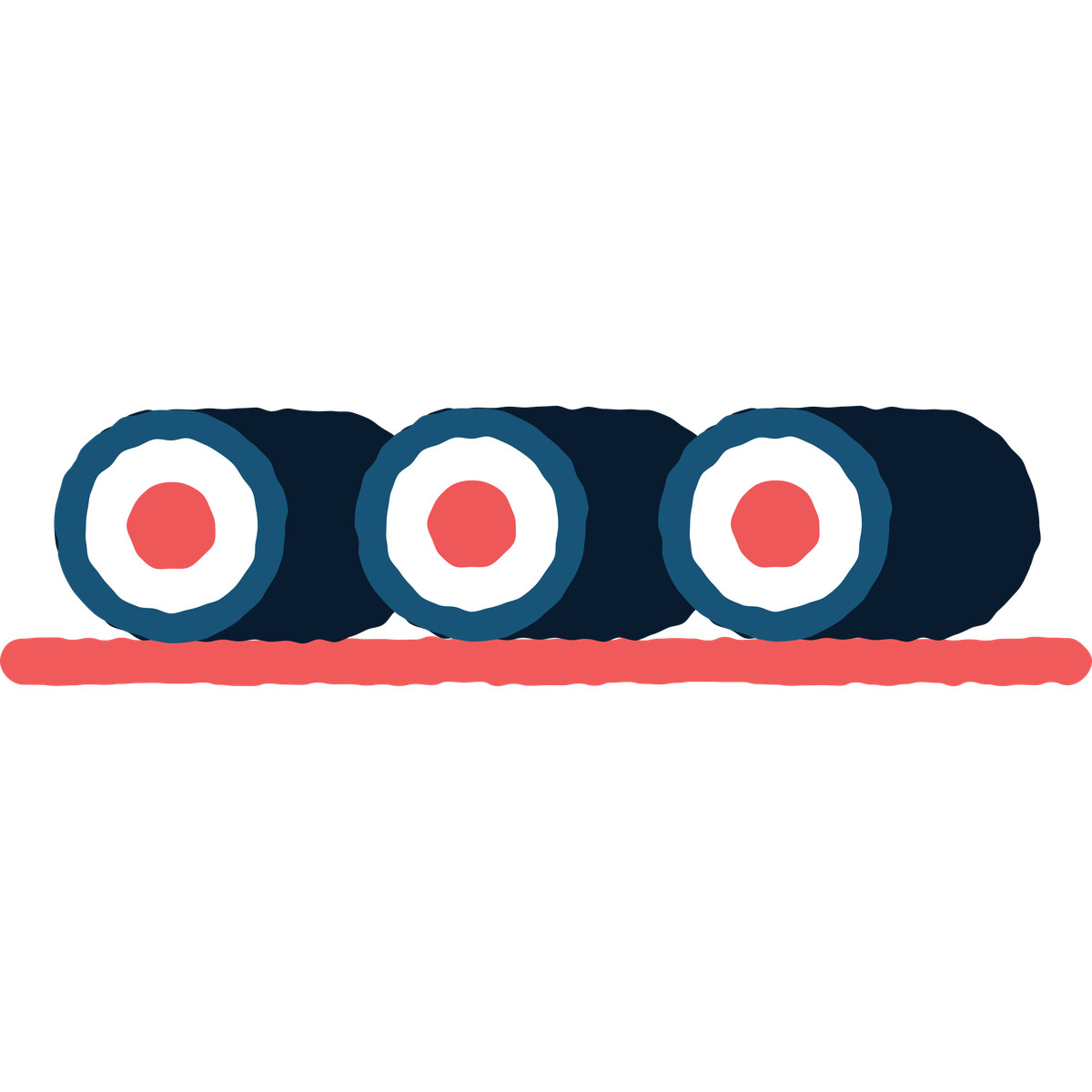 Ilustración Sushi en estilo Cherry a descargar en PNG y SVG