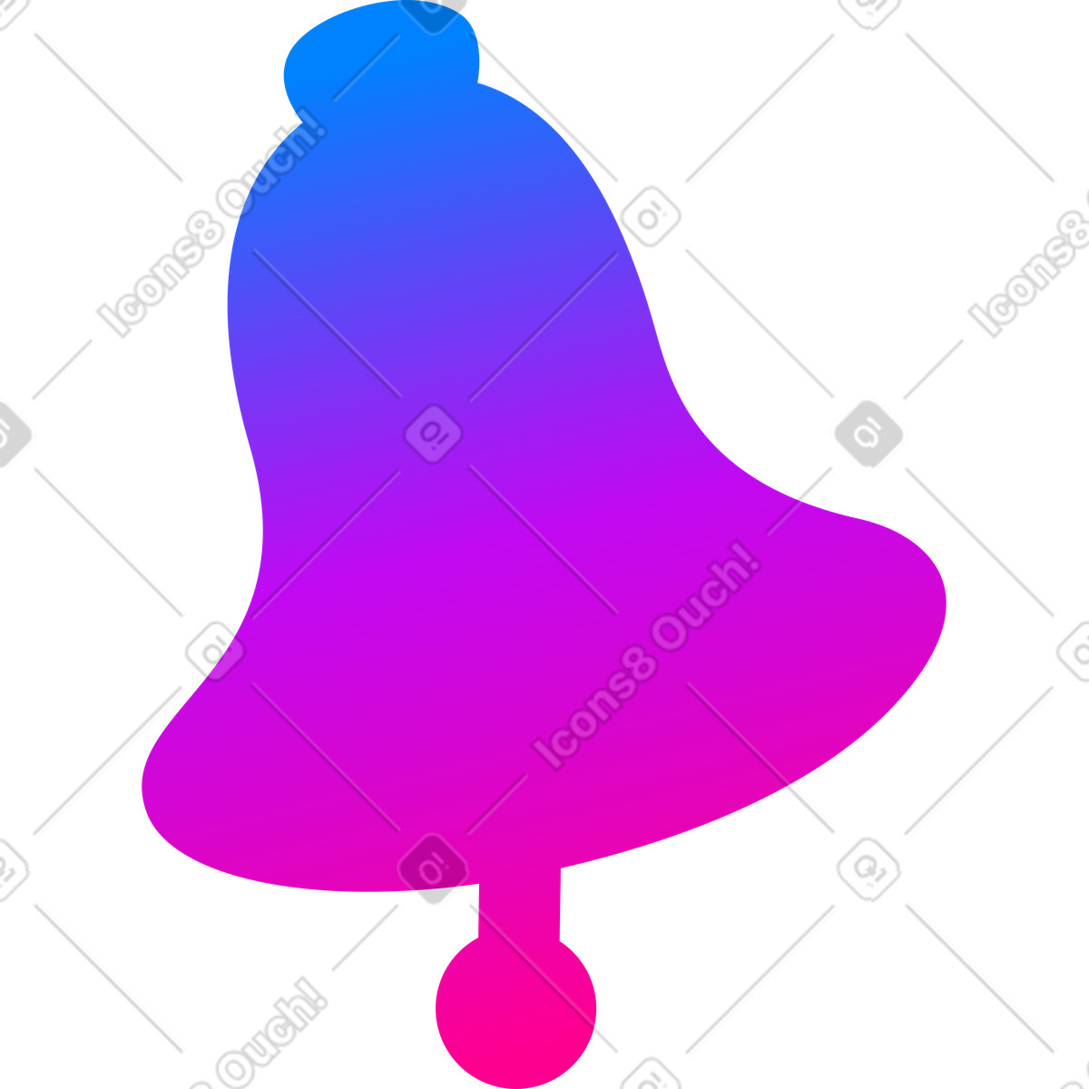 Ilustración Campana en estilo Vibrant a descargar en PNG y SVG
