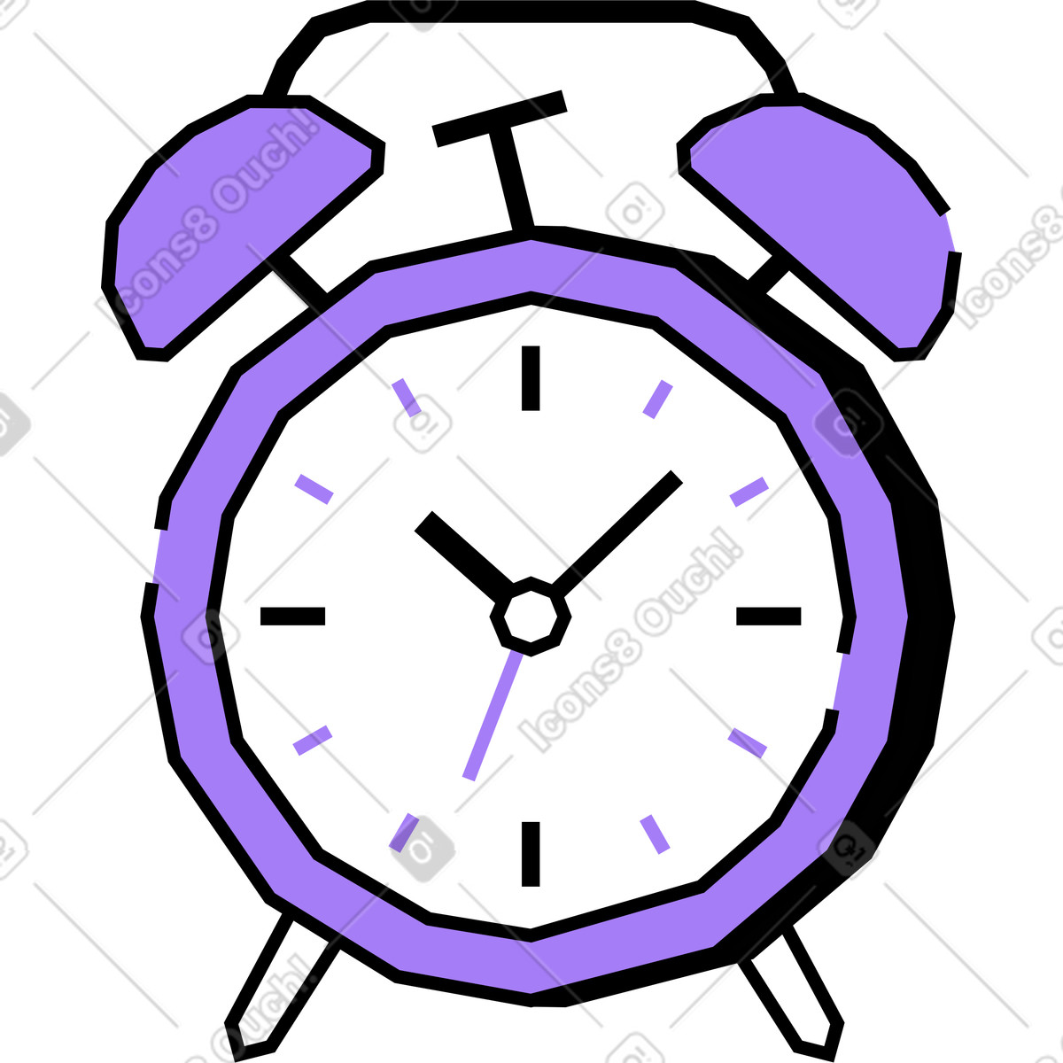 Illustration Réveil dans le style Amethyst à télécharger aux formats PNG, SVG