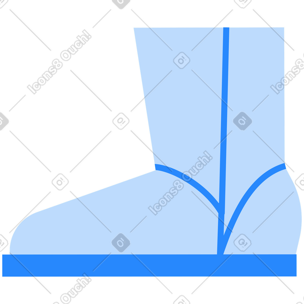 Ilustración Bota en estilo Urban a descargar en PNG y SVG
