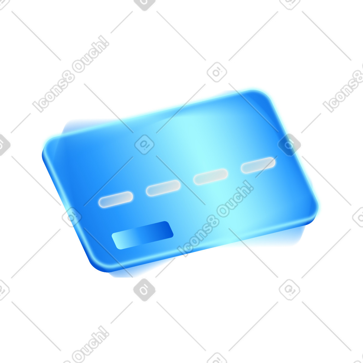 Card illustration in Burst style download in PNG, SVG