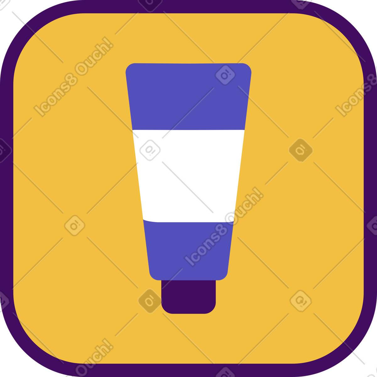 Ilustración Icono de crema en estilo Simplistic a descargar en PNG y SVG