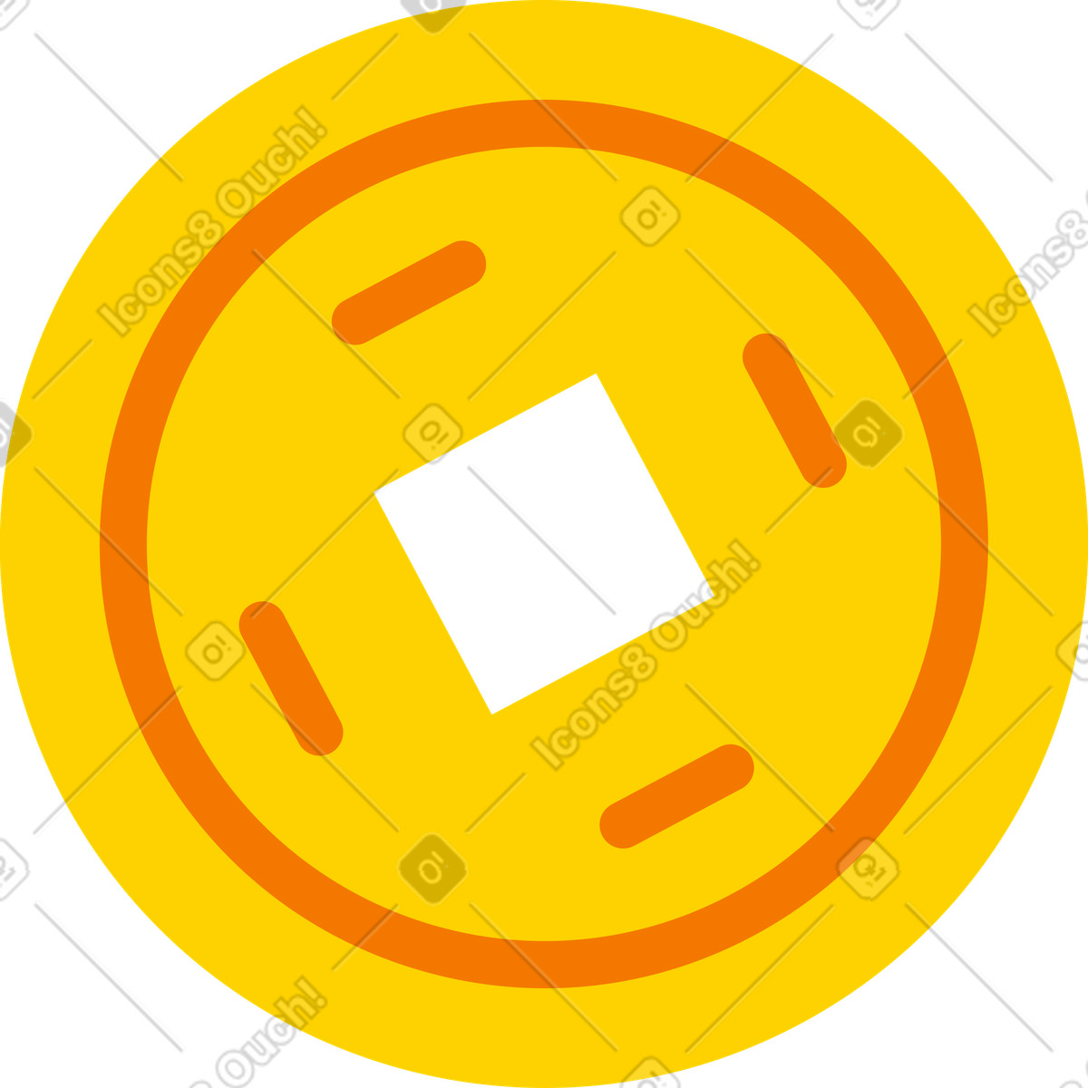 Coin illustration in PNG, SVG