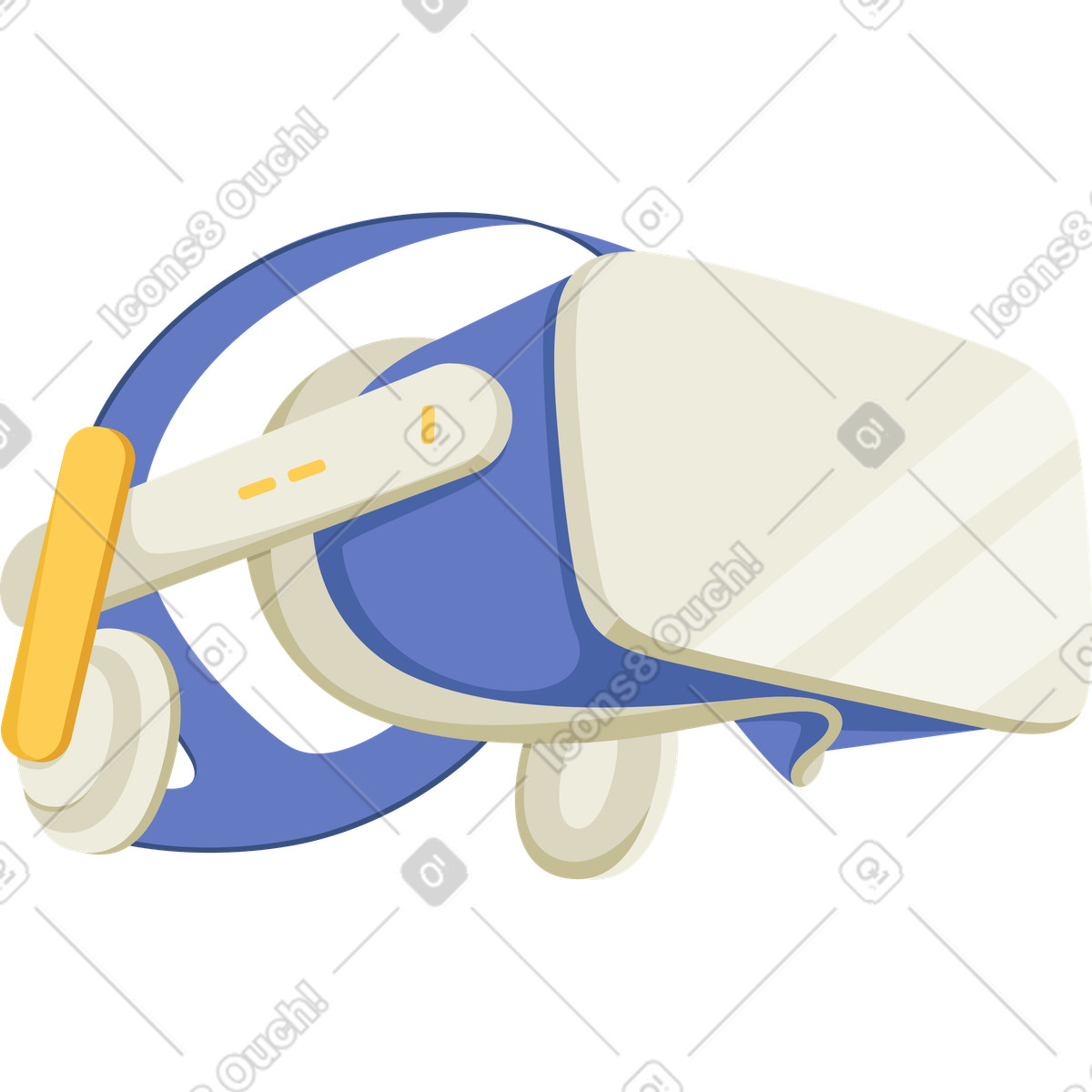 Ilustração de Óculos vr em no estilo Social para baixar em PNG, SVG