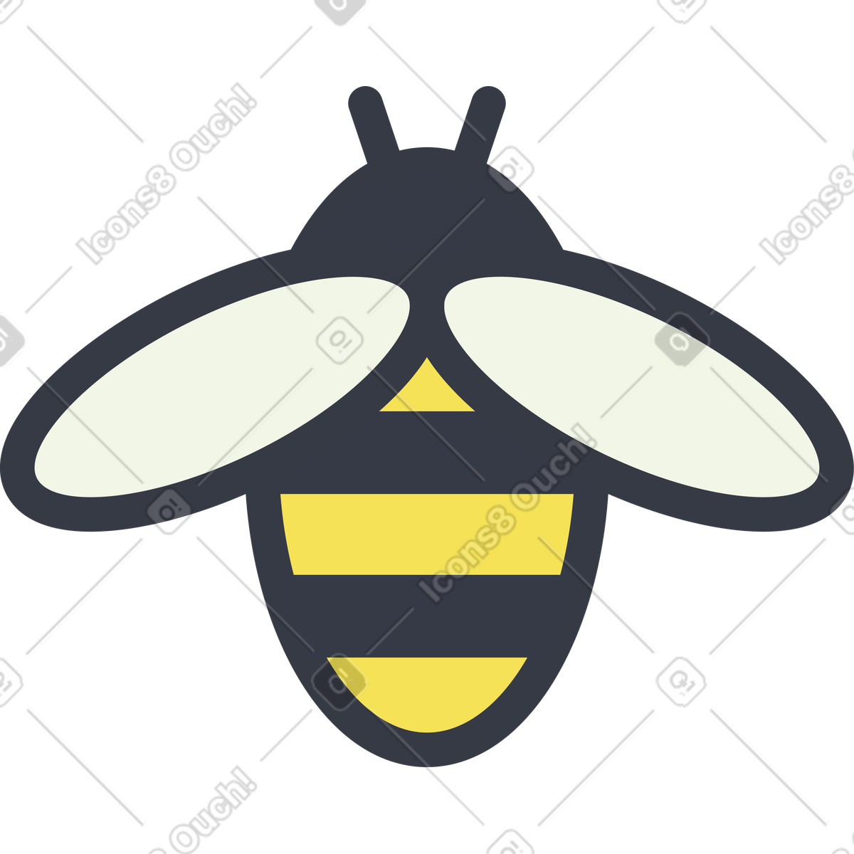 Bee illustration clipart featuring vibrant designs and graphics for bees theme