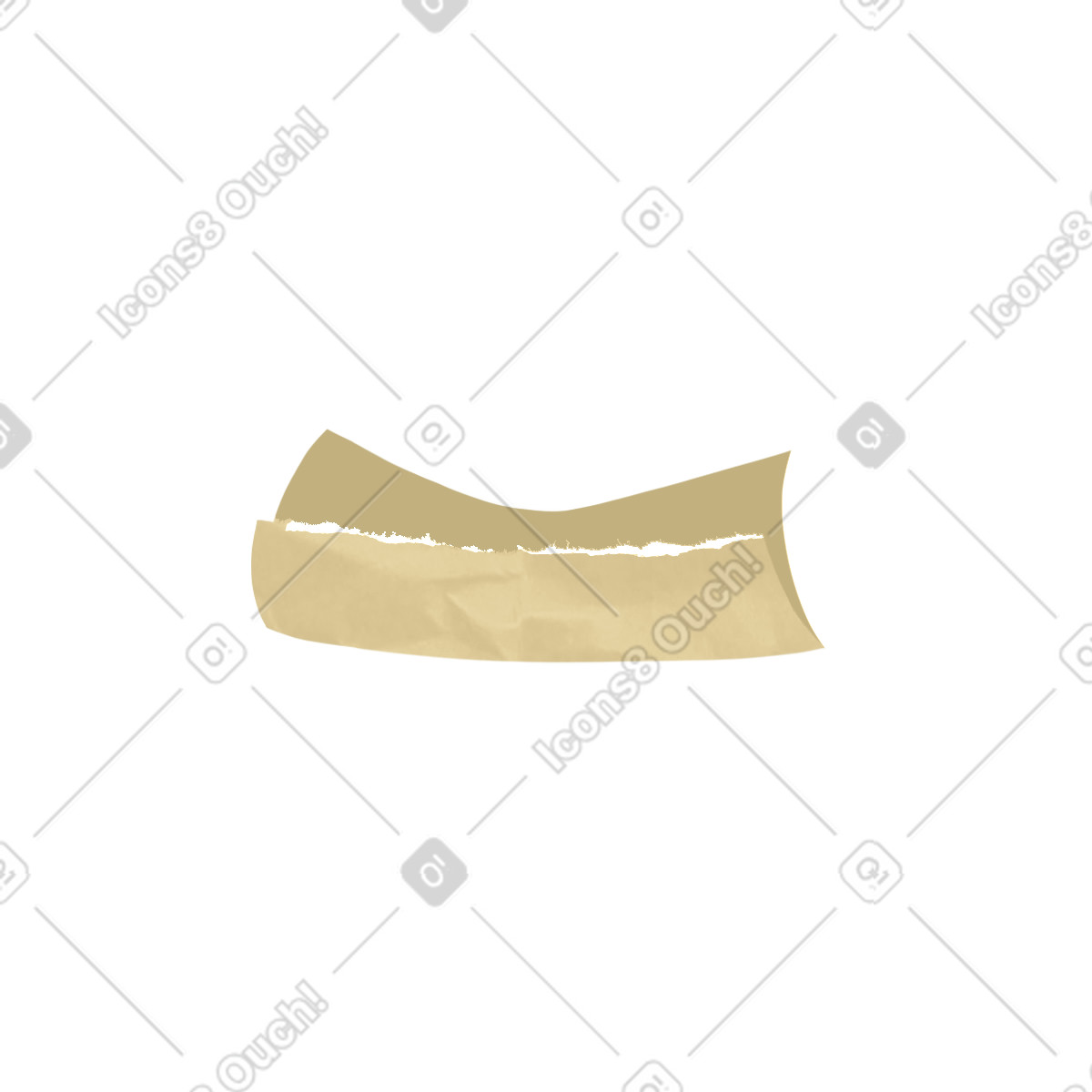 Papery スタイルの スクロール のイラストをPNG、SVG形式でダウンロード