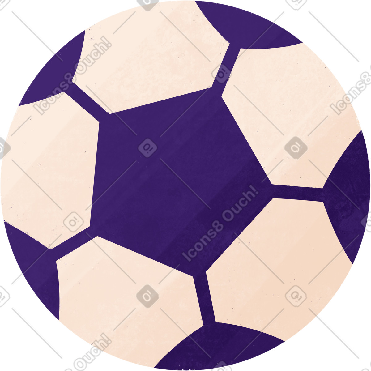 Ilustração de Sports soccer ball em no estilo Bonbon para baixar em PNG, SVG