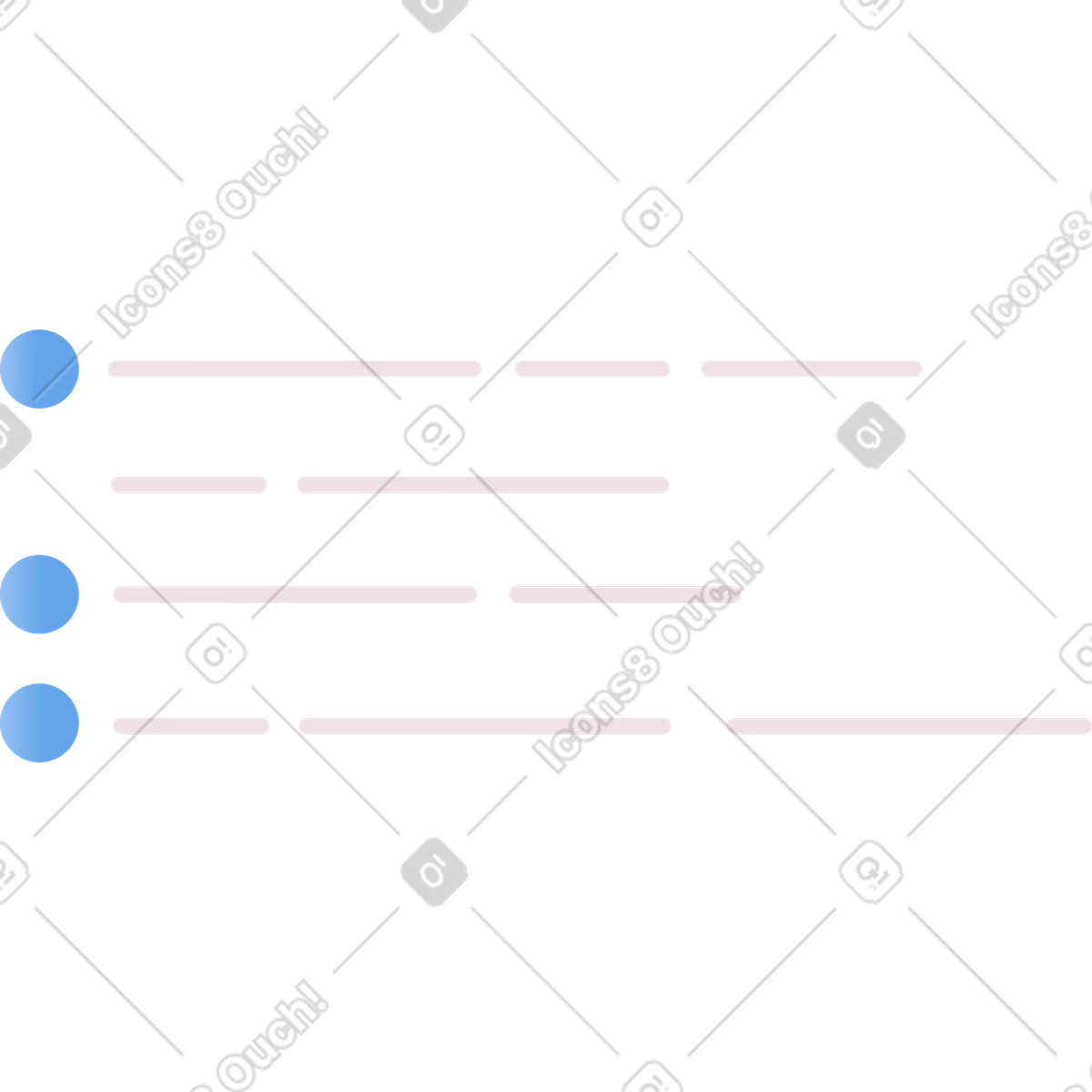 Text with paragraphs-Illustration im Silky-Stil als Download in PNG, SVG