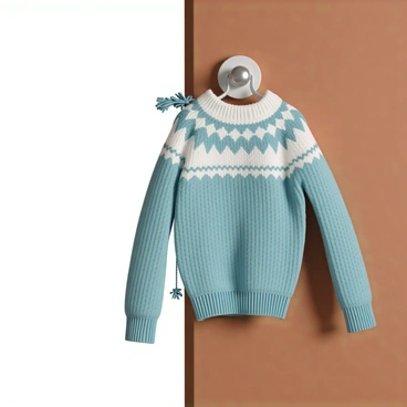 A sweater coming apart as it catches on a door handle