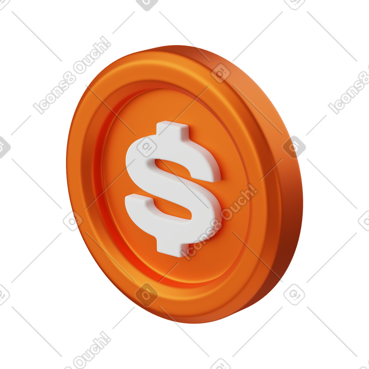 Coin illustration in PNG, SVG