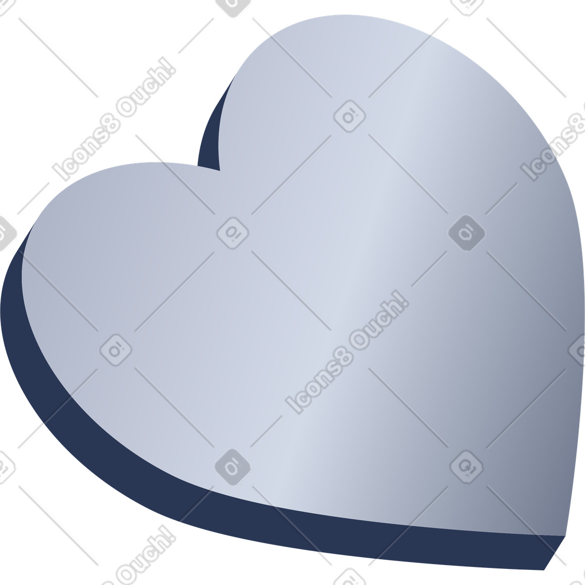 Heart illustration in PNG, SVG