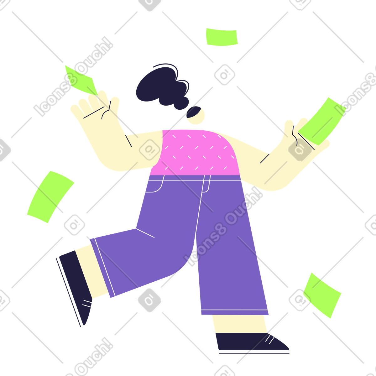 Ilustração de Chuva contas em no estilo Mellow para baixar em PNG, SVG
