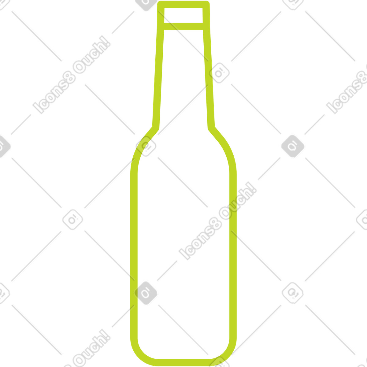 下载 Juicy 风格的 瓶子 插画，支持 PNG、SVG 格式