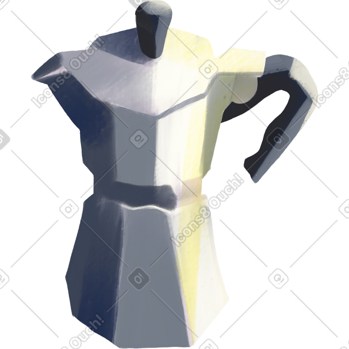 下载 Sunday 风格的 Coffee pot 插画，支持 PNG、SVG 格式