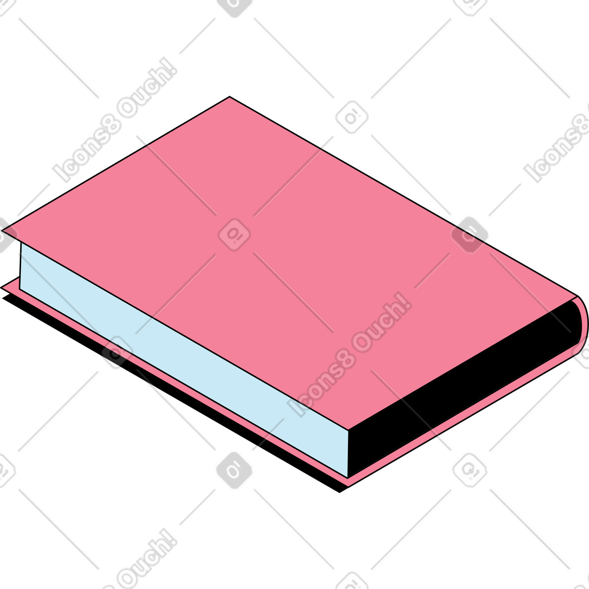 Ilustração de Livro em no estilo Project para baixar em PNG, SVG