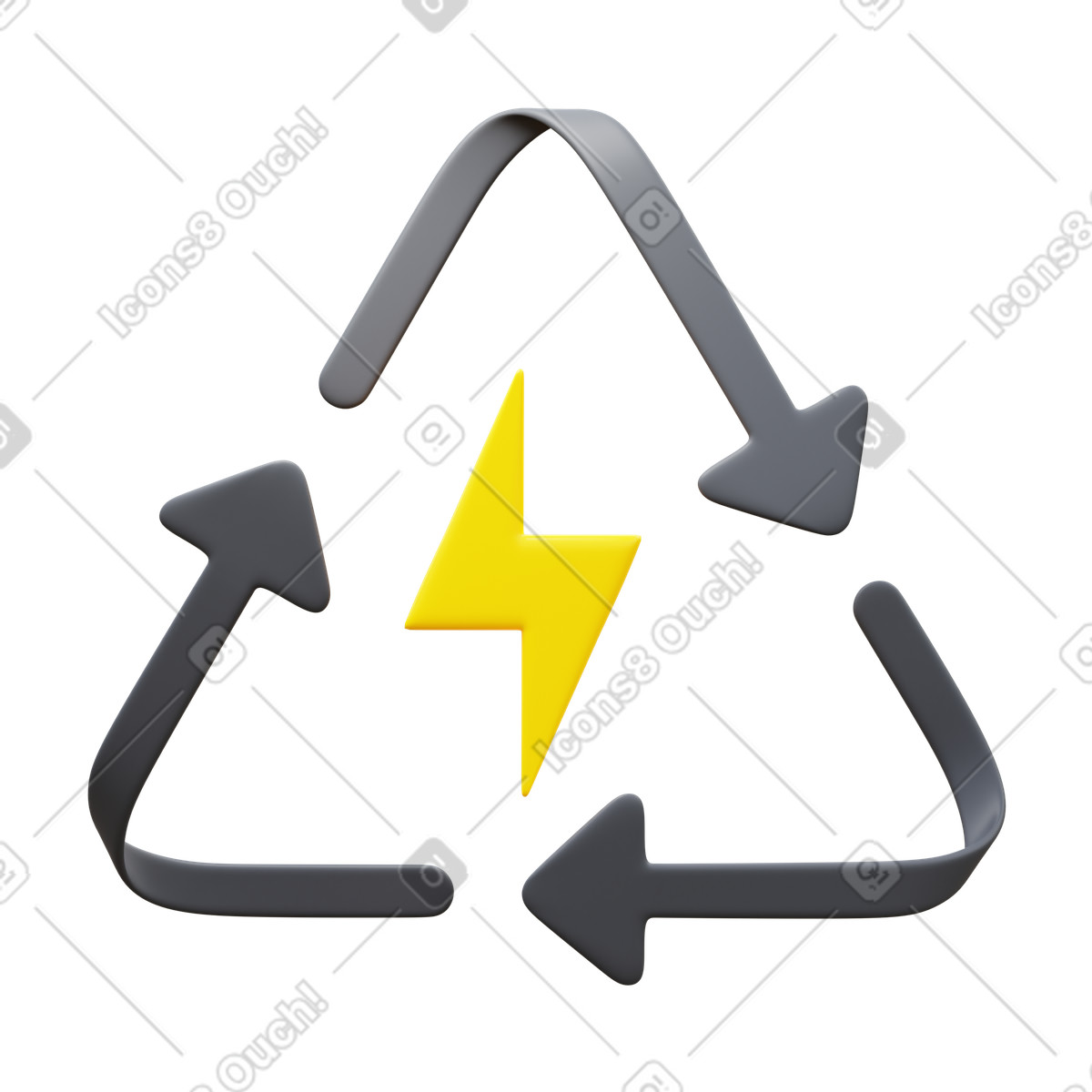 Renewable energy illustrazione in stile 3D Fluency scarica in PNG, SVG