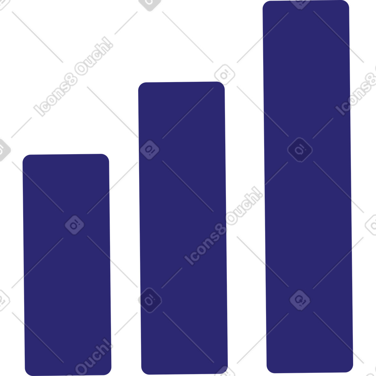 Diagram illustration featuring clipart style vector graphics and designs