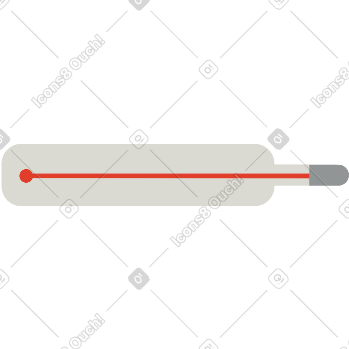 Illustration Thermomètre dans le style Burgundy à télécharger aux formats PNG, SVG
