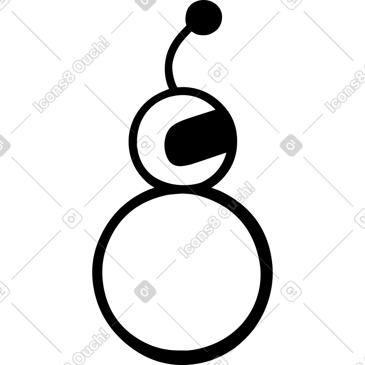 Roboter-Illustration im Journal-Stil als Download in PNG, SVG