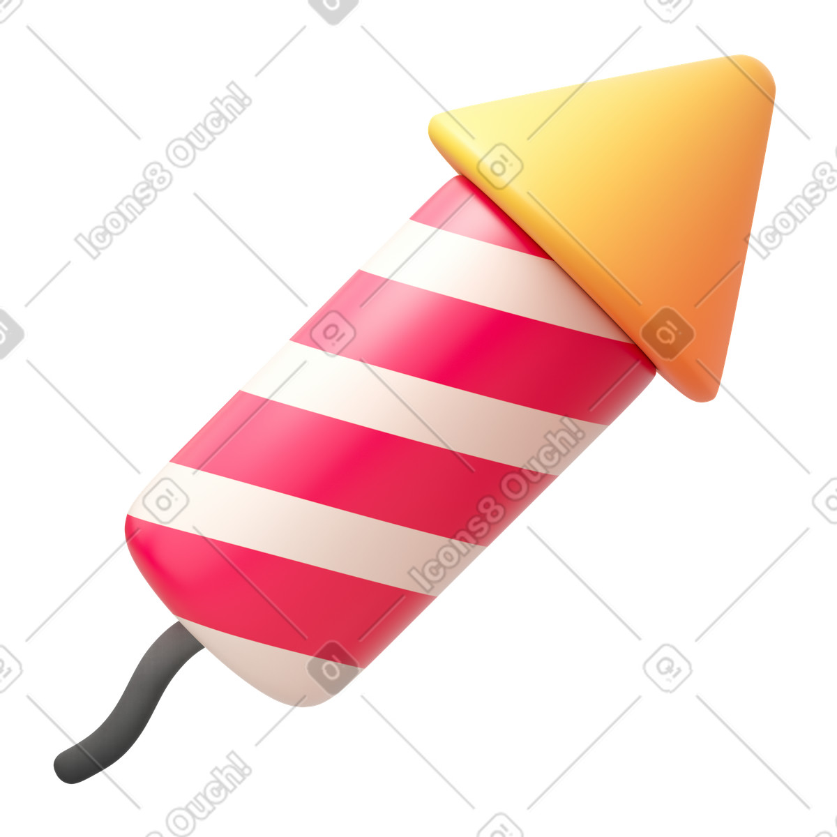 Ilustração de Firework em no estilo 3D Fluency para baixar em PNG, SVG