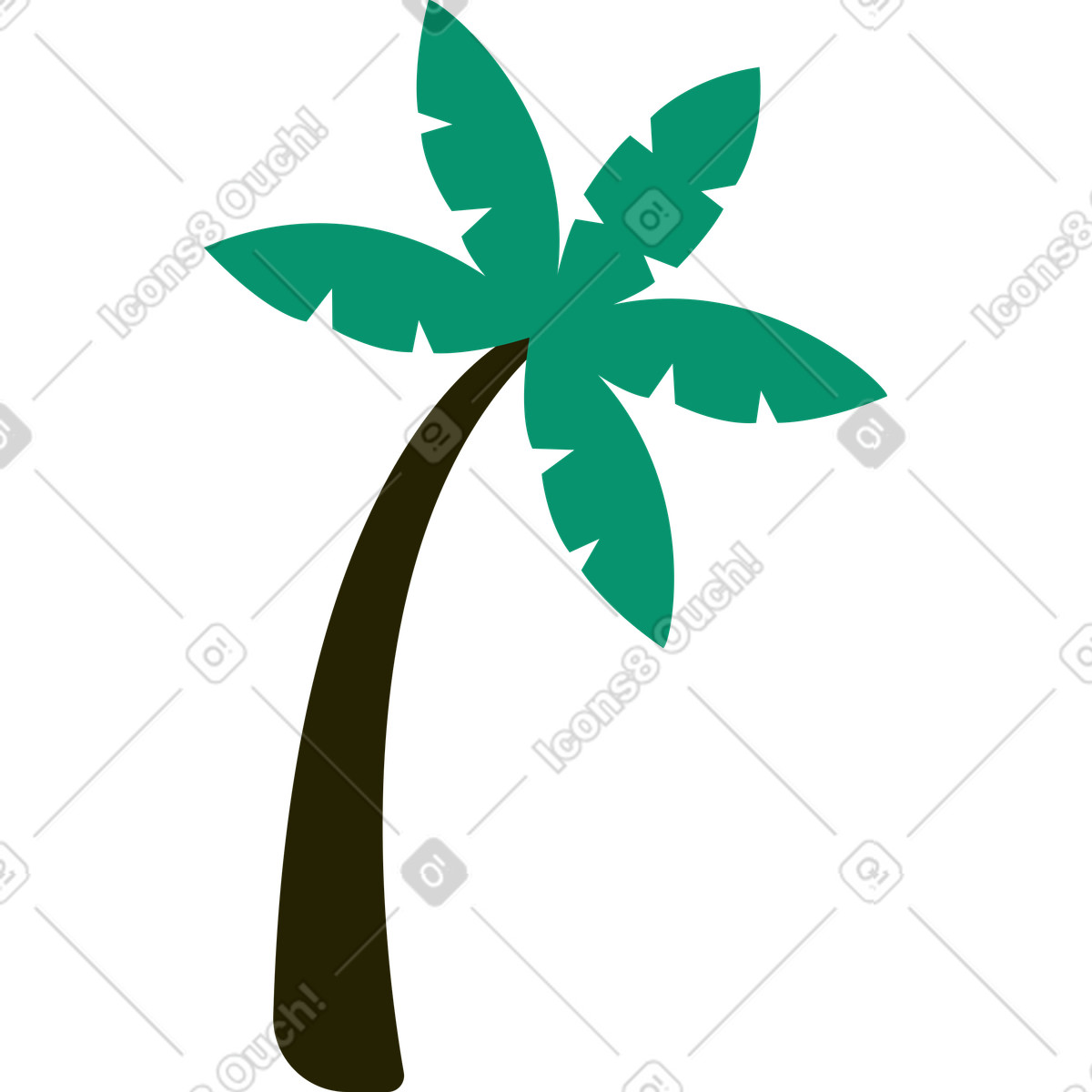 Ilustração de Palma em no estilo Spot para baixar em PNG, SVG