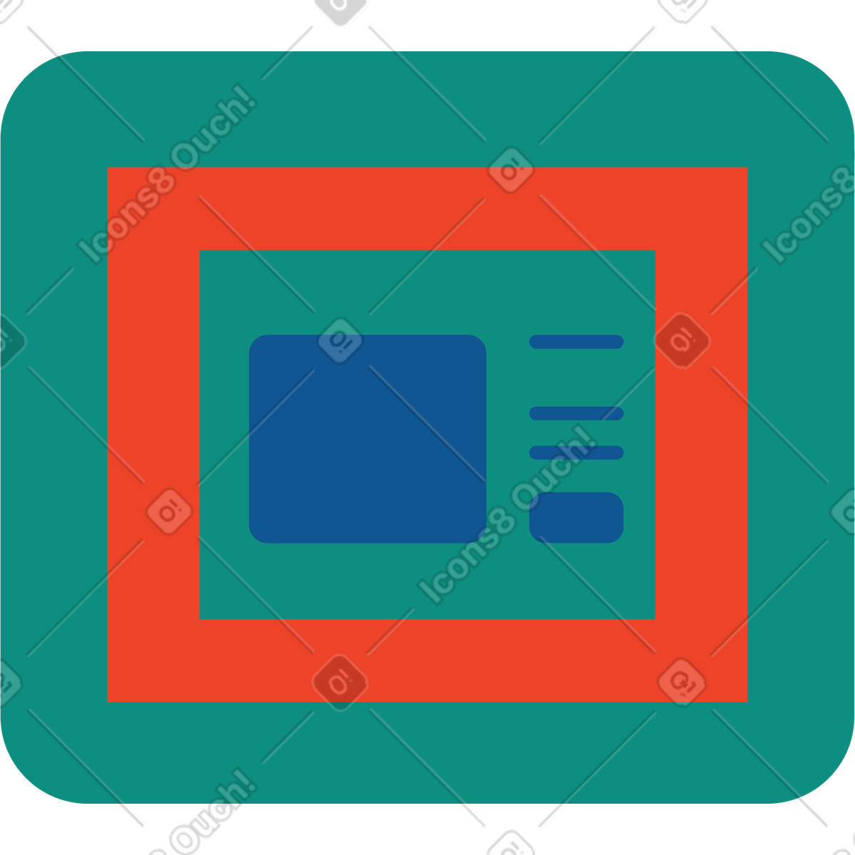 Illustration Au m dans le style Polar à télécharger aux formats PNG, SVG