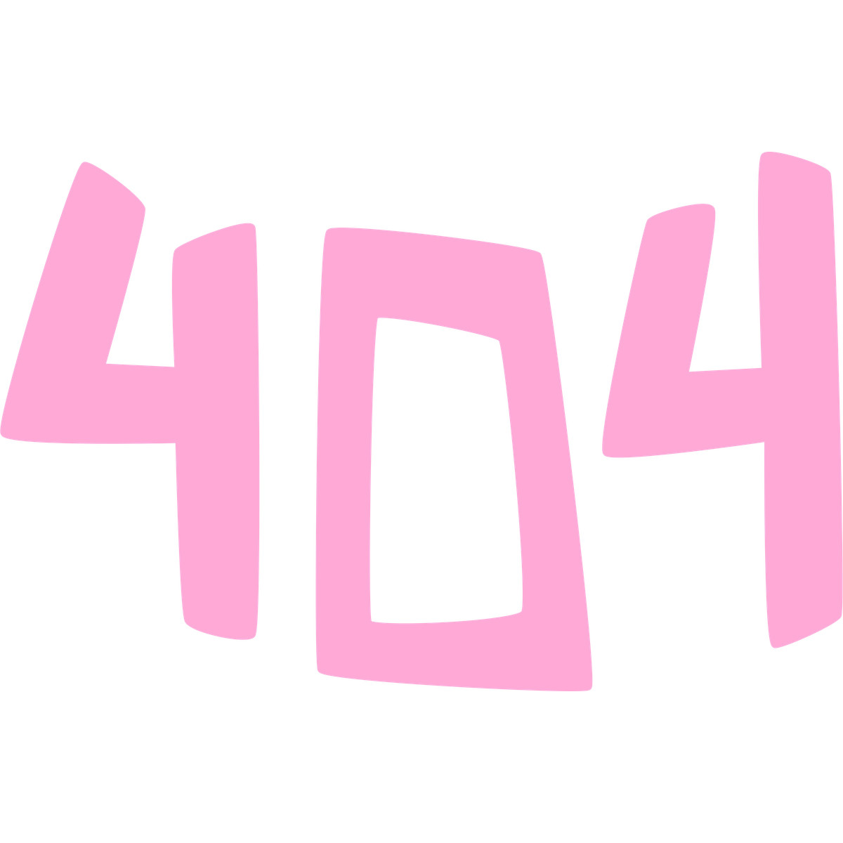 Number four hundred illustration in Bouncy style download in PNG, SVG