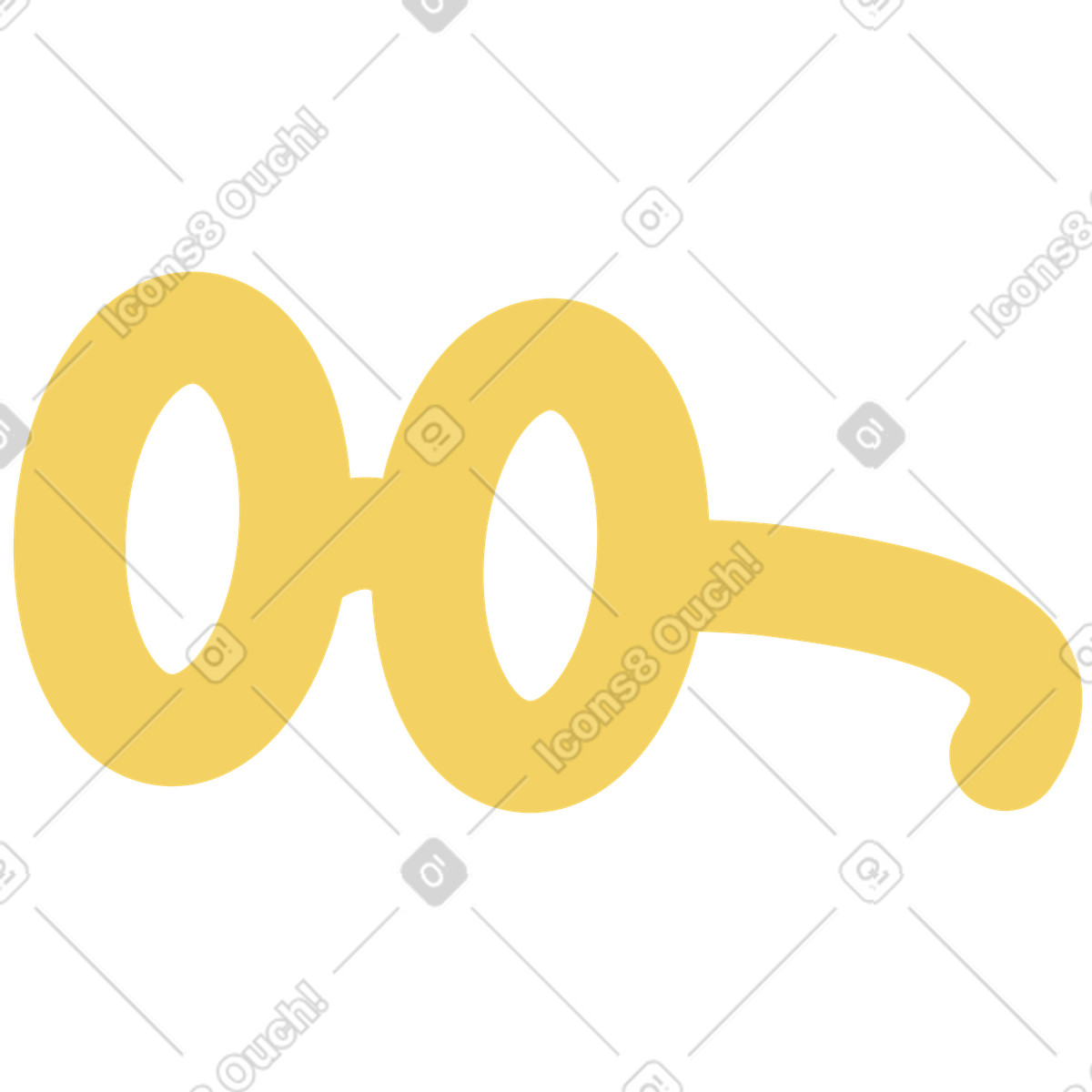 Illustration Des lunettes dans le style Macaroni à télécharger aux formats PNG, SVG