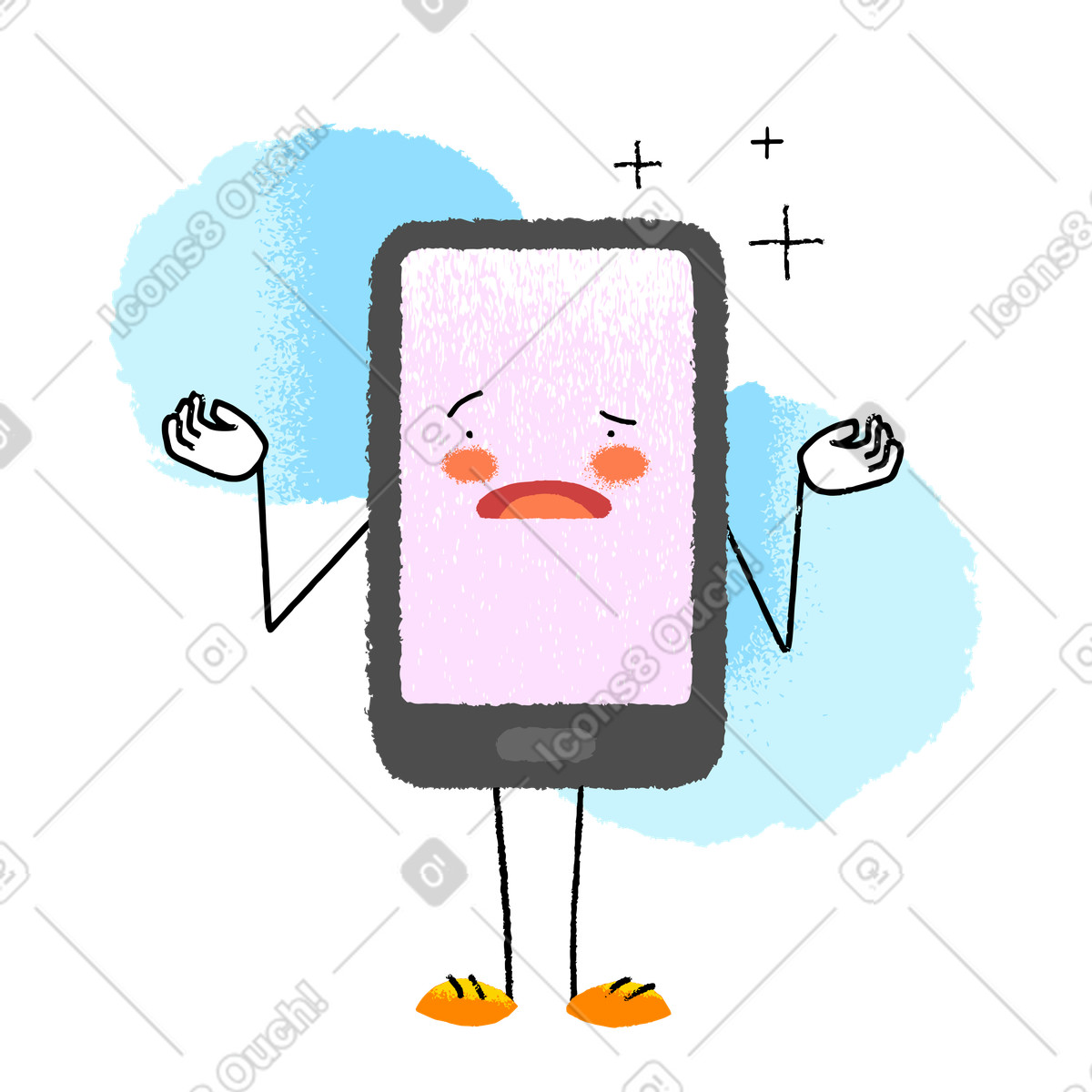 Something went wrong illustration in PNG, SVG
