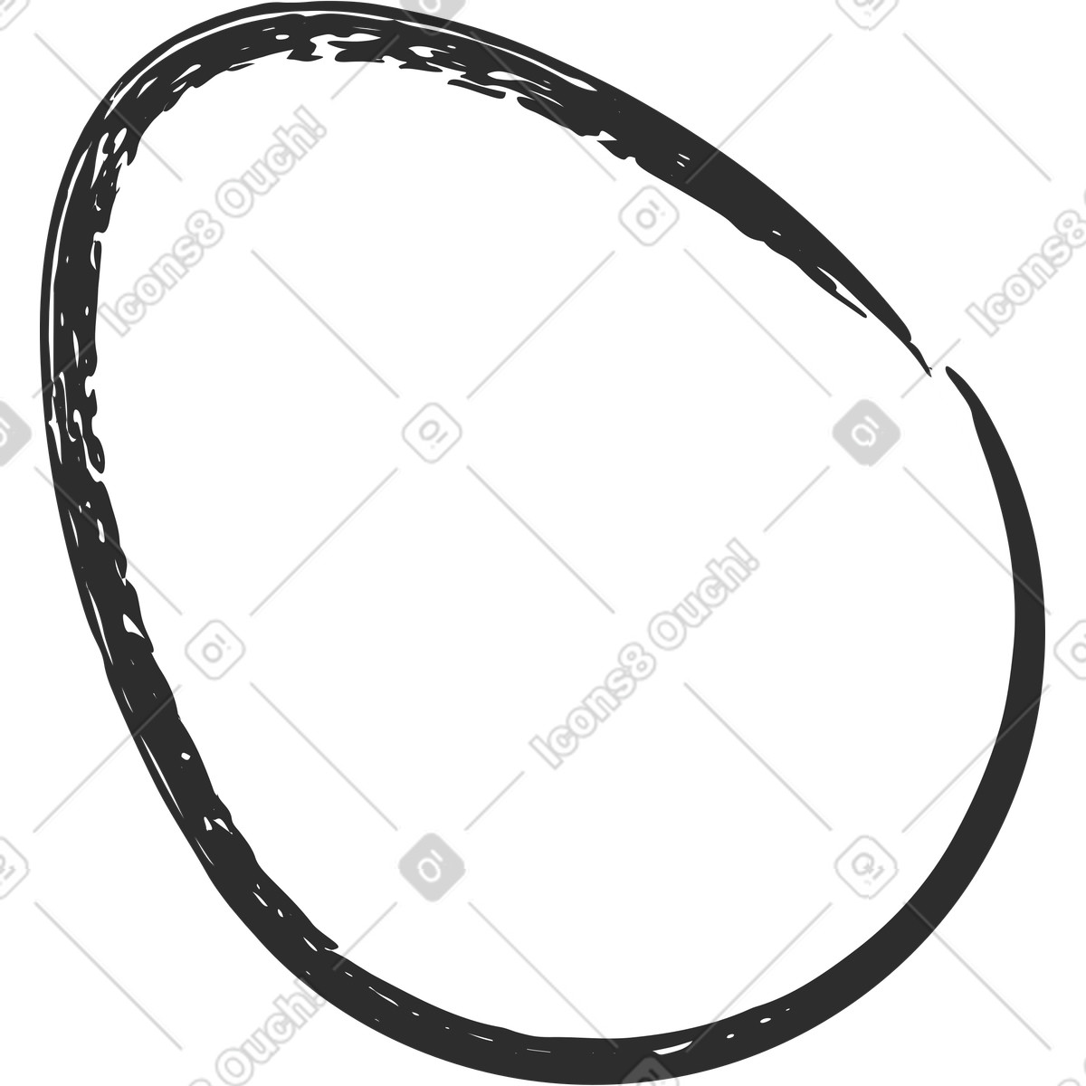 Ilustración Huevo en estilo Graphite a descargar en PNG y SVG