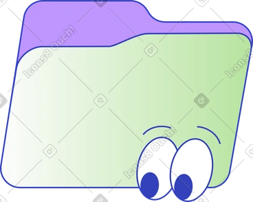 Monitored documents illustration in PNG, SVG