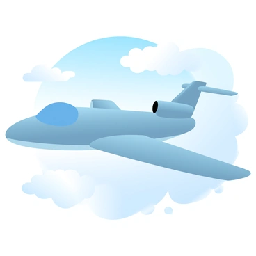 A sleek, smooth airplane flying against a clear blue sky